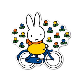 miffy ミッフィー ウォールステッカー 自転車 キャラクター 絵本 イラスト かわいい うさぎ MIF016