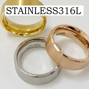 【ステンレス316L】サージカルリング | ステンレスリング | 指輪 | ring SGR-16007