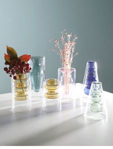 ガラスの花瓶の装飾的な装飾品0402#STL789