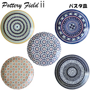 Pottery Field Pasta Plate Made in Japan Mino Ware Plates Pottery