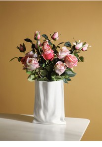折り畳まれた花瓶の装飾品0402#STL794