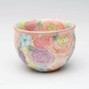 女性に大人気★ 工房「ゆずりは」の【色彩優花　福々碗(平型）】