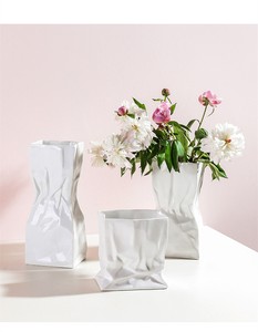 BA001961折り畳まれた花瓶の装飾品0402#STL817