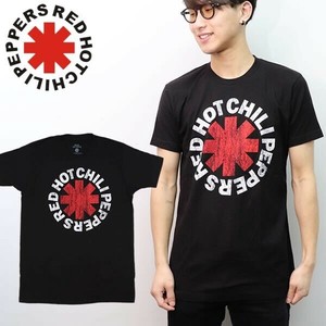 レッドホットチリペッパーズ【Red Hot Chili Peppers】BASIC BLACK Tシャツ ロックT バンドT ロゴT 正規品