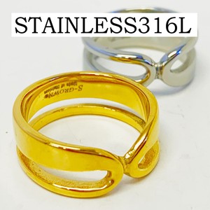【ステンレス316L】サージカルリング | ステンレスリング | 指輪 | ring SGR-18112