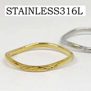 【ステンレス316L】サージカルリング | ステンレスリング アクセサリー | 指輪 | ring SGR-25137