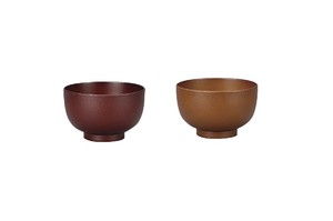 Soup Bowl Wood Grain Yamanaka Coating Made in Japan