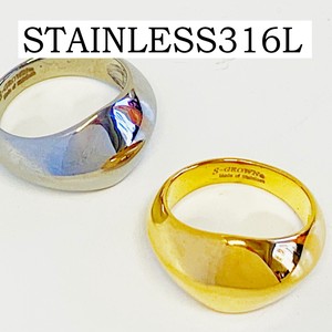 【ステンレス316L】サージカルリング | ステンレスリング | 指輪 | ring SGR-20113