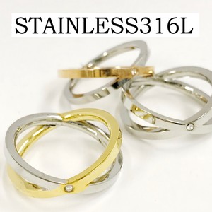 【ステンレス316L】サージカルリング | ステンレスリング | 指輪 | ring SGR-20098