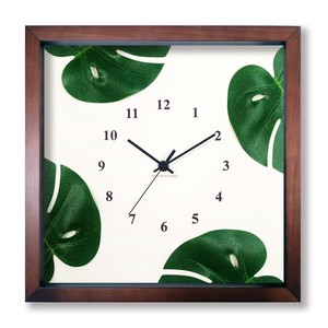 アジアン・ハワイアンの定番[Monstera Clock]モンステラクロック