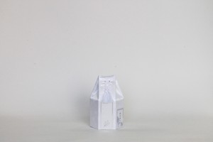 【ペット骨壷・分骨壺】六角袋（サクラ柄）　ホワイト　2．5寸