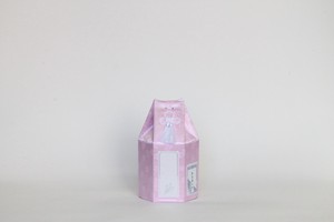 【ペット骨壷・分骨壺】六角袋（サクラ柄）　ピンク　3寸