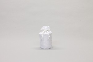 【ペット骨壷・分骨壺】骨壺袋（花びら柄）　ホワイト　3寸