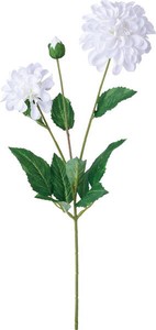 【造花】ダリアスプレー　ホワイト