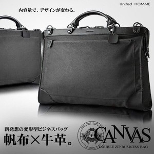 Briefcase Cattle Leather black