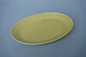 大餐盘/中餐盘 黄色 23cm