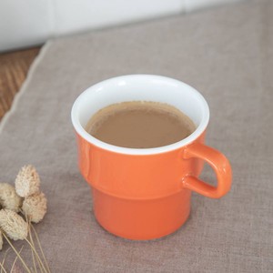 Mino ware Mug Orange 11.8cm Made in Japan