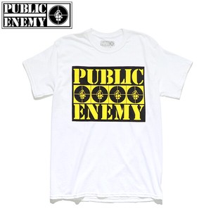 パブリック エナミー【PUBLIC ENEMY】SS TEE WHITE ロゴ 半袖 Tシャツ ヒップホップ