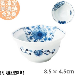 藍凛堂 花伊万里 八角 珍味 小鉢 8.5×4.5cm