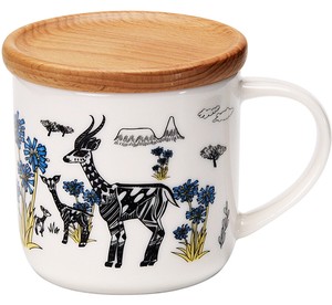 Coaster Mug Pottery Porcelain Animal Mug
