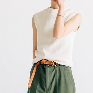 SALE Long Tape Cotton Waffle Sleeve Pullover