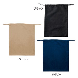 スウェードスタイル巾着（L）（3色） ﾍﾞｰｼﾞｭ/ﾈｲﾋﾞｰのみ