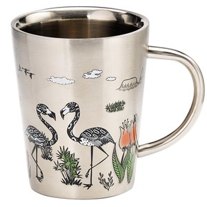 Double Mug Flamingo Stainless Mug Animal Mug