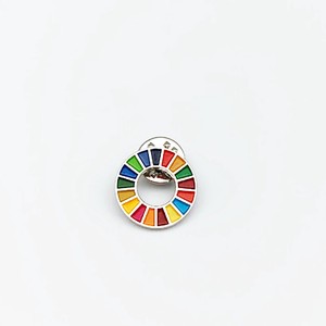 ［雑貨］SDGsカラーホイール　ピンバッジ