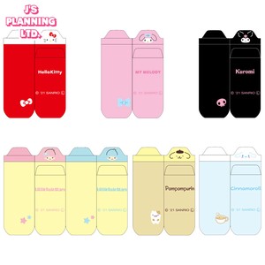 2021AW Sanrio Character Face For adults Embroidery Heel Socks
