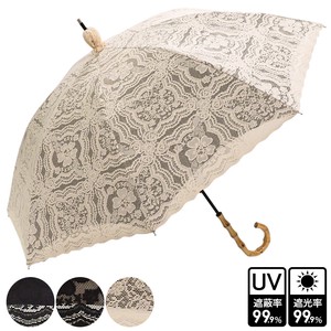 20 S/S All Weather Umbrella Double Lace Patchwork Short Sunshade UV Cut