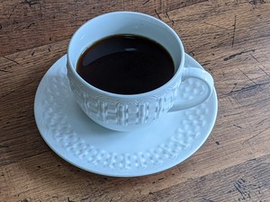 コーヒーカップ＆ソーサー 珈琲碗皿  ファインセラミック /4コセット　カップ＆ソーサー