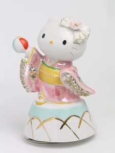 Kitty Hello Japanese Clothing Hello Kitty Lace Doll Music Box Pink