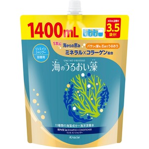 海のうるおい藻　リンスインシャンプー詰替用　1．4L