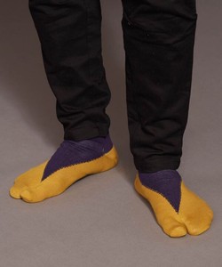 《定番》【日本製】【カヤ】足袋型くつ下25〜28cm 重ね色 ○3D展 足袋靴下