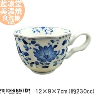 藍凛堂 菊唐草 RI コーヒー碗 約230cc