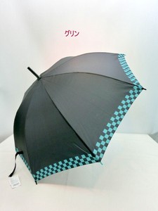 通年新作）雨傘・長傘-ジュニア　羽織柄ジャンプ雨傘