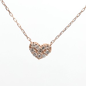 Diamond Gold Chain Necklace Pink