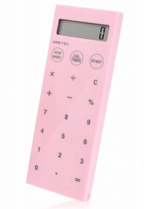 【特価品】 ドリテック　CL-119PK 電卓付バイブタイマー「ディスティック」ピンク