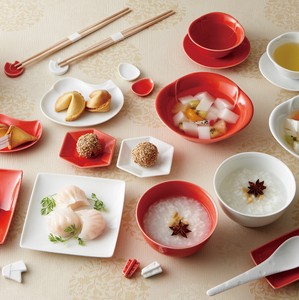 Mino Ware Plates Red And White Gift Sets Mino Ware Made in Japan
