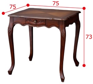Dining Table Drawer Brown