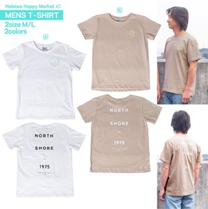 【2021新作】ハレイワ刺繍プリントTシャツ MEN'S