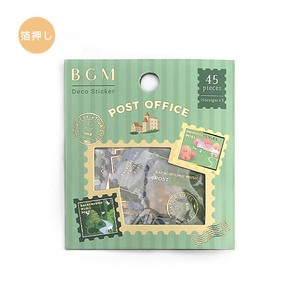 BGM Stickers Flake Sticker Foil Stamping Post Office