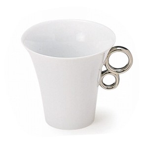【特価品】マグカップ　白 リング/指輪モチーフ コップ/カップ