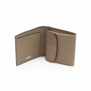 【SEEGER】コンパクトウォレット【日本製】Athena　Compact wallet 　Greige