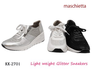 Low-top Sneakers Lightweight Sparkle with Built in Bra