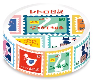 Washi Tape Retro Diary Stamp