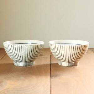 Tokusa Rice Bowl Mino Ware Rice Bowl Made in Japan Japanese Plates Pottery Pottery