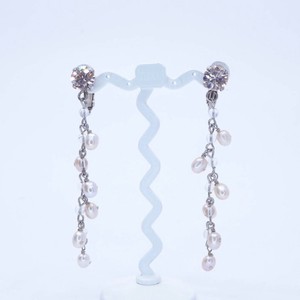 Clip-On Earrings Earrings Pink Rhinestone