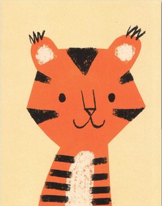 Greeting Card Tiger