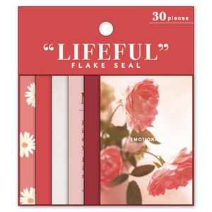 Stickers Lifefull Flake Sticker Red Life